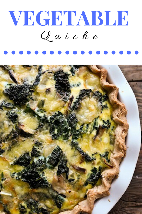 Vegetable Quiche with Homemade Crust - Kath Eats Real Food