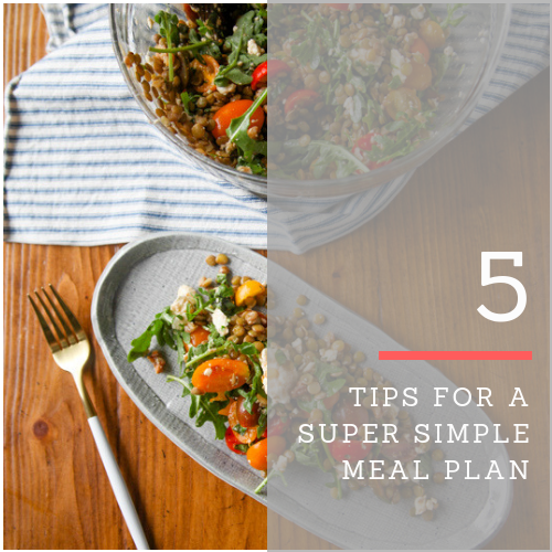 5 Tips For A Super Simple Meal Plan Kath Eats