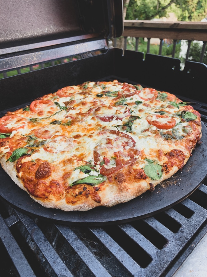 Grille pizza