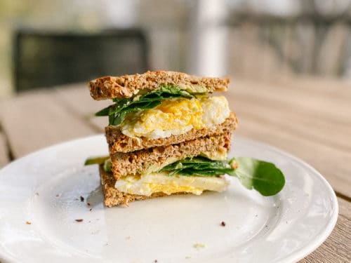 Scrambled Egg Sandwich With Avocado Kath Eats Real Food