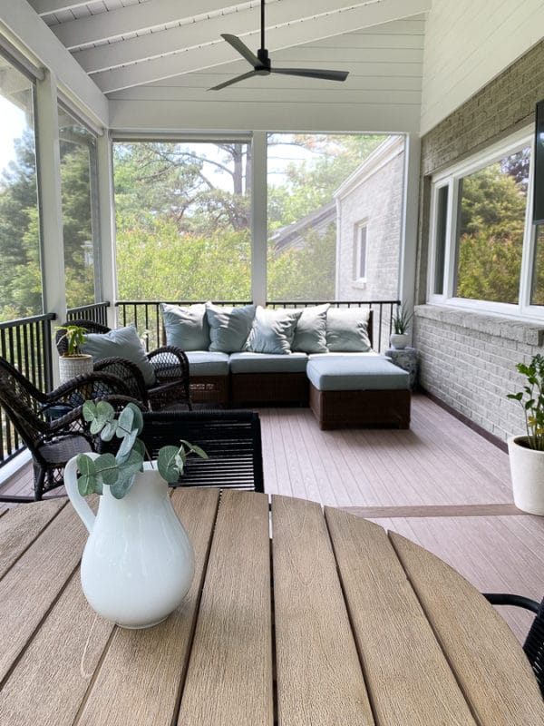 Shiplap Screened In Porch • Kath Eats