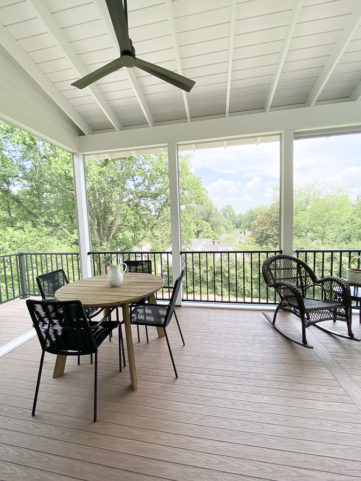 Shiplap Screened In Porch • Kath Eats