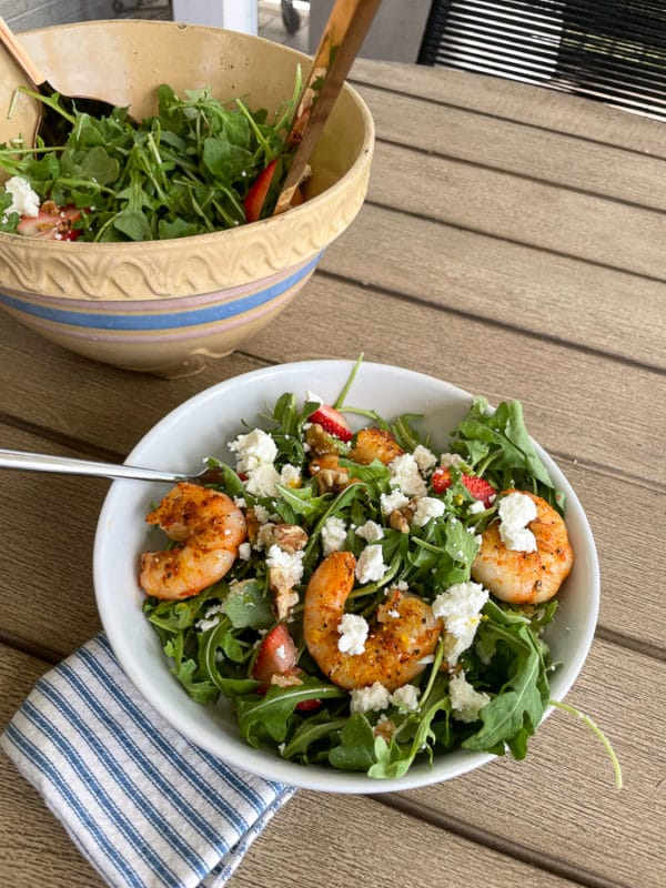 Arugula Goat Cheese Salad • Kath Eats