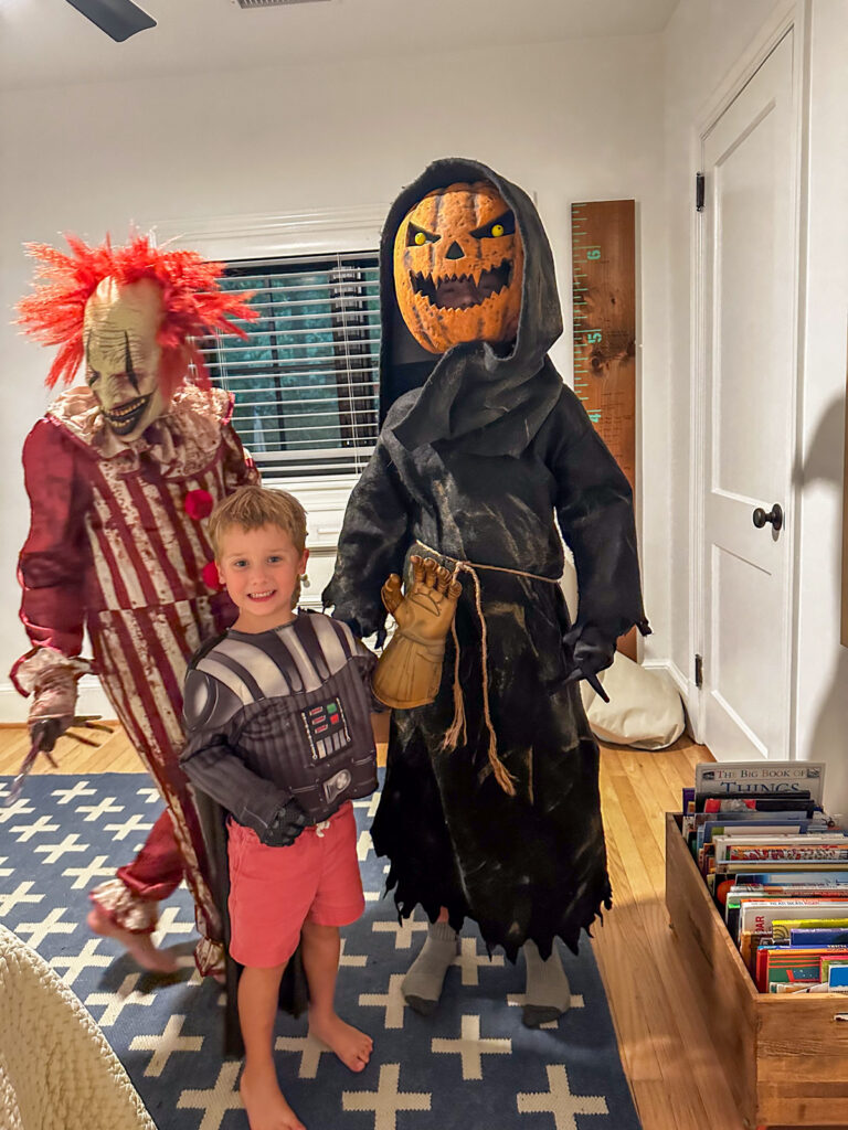 Kath Eats Blogger Kath Younger shares Summerween photos - kid with halloween costumers